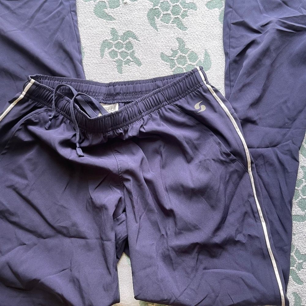 Soffe Track Pants Womens size Small NAVY Blue